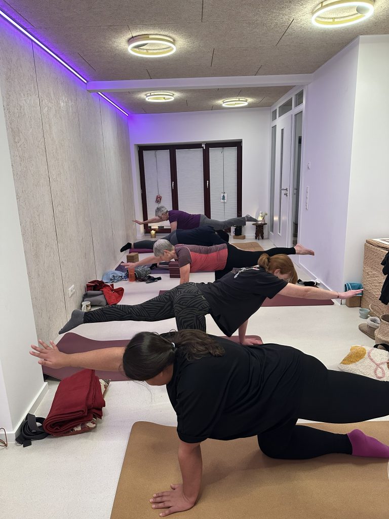 TriYoga in Dein Studio am Markt
Mit meiner langjährigen Erfahrung finden wir deinen Yogaweg. 